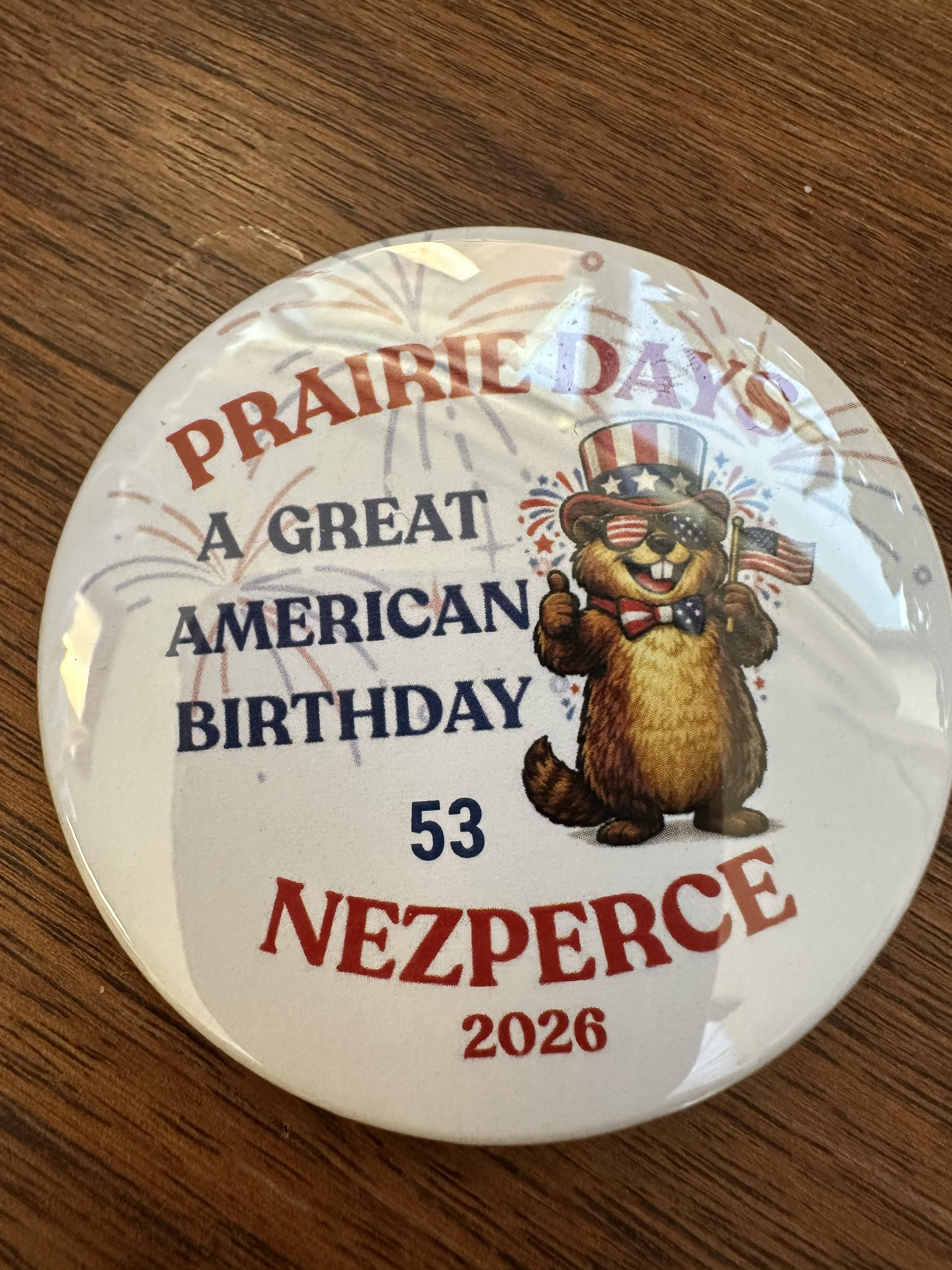 Prairie Days button Prairie Days button