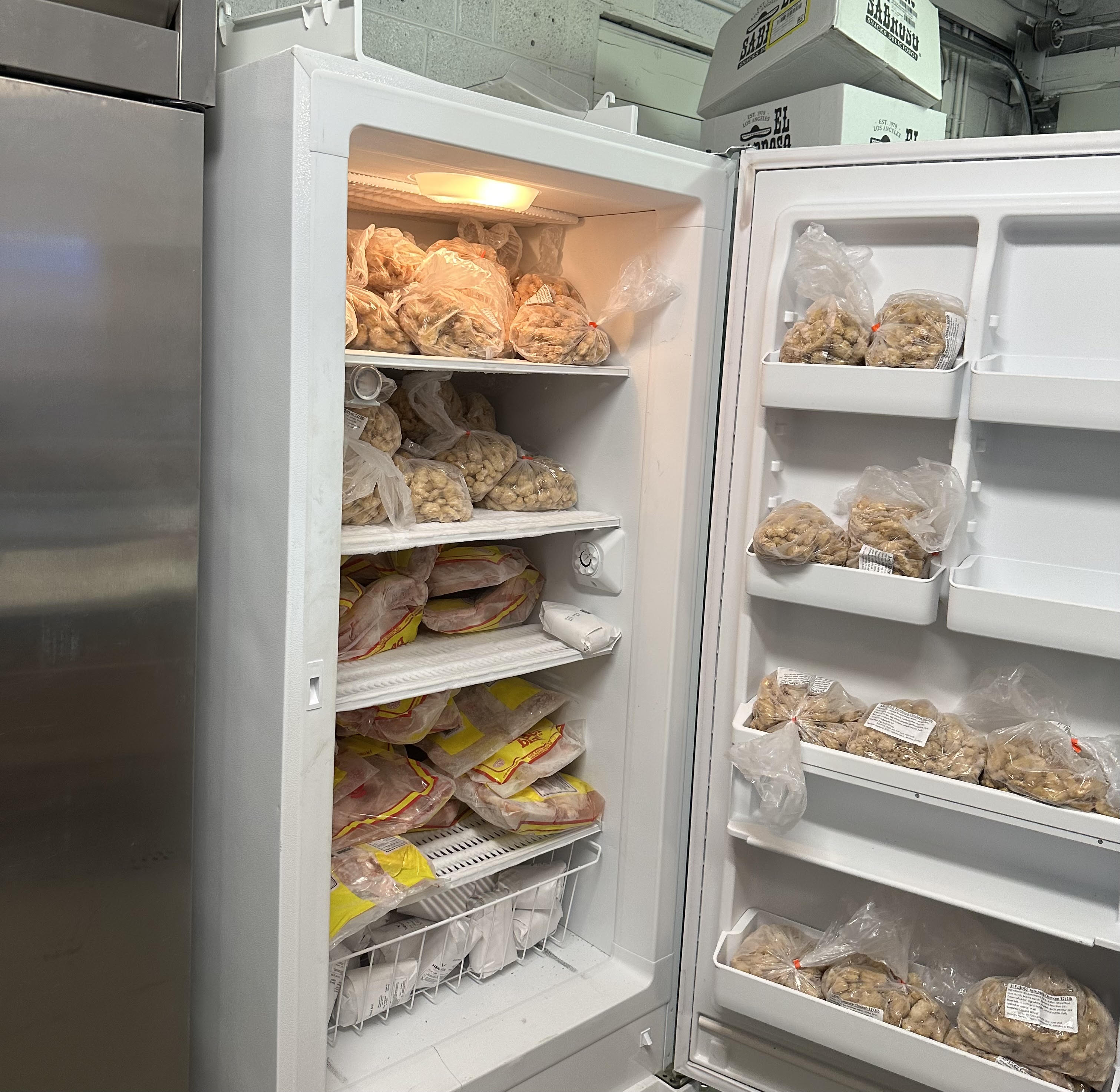 The Corner Cupboard offers a variety of frozen foods as well as other items. The Corner Cupboard offers a variety of frozen foods as well as other items.