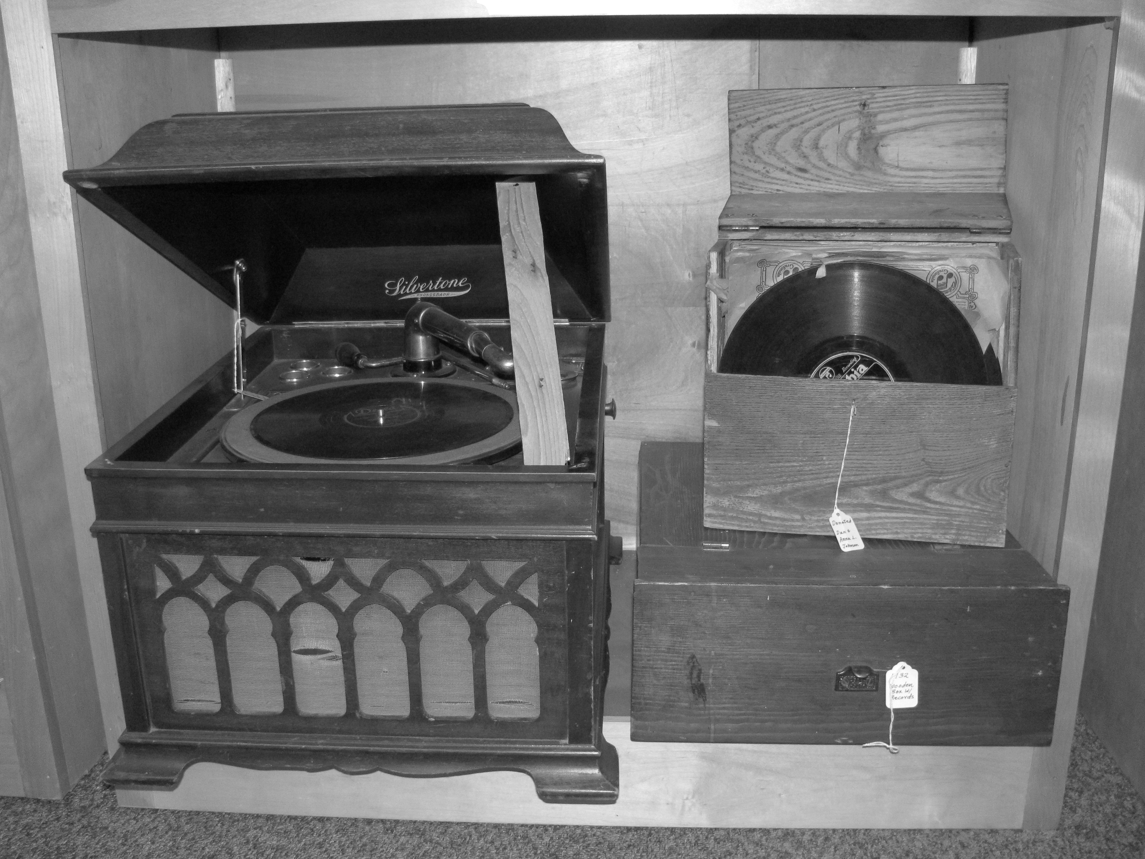 Nezperce Museum features a variety of items including this record player. Nezperce Museum features a variety of items including this record player.